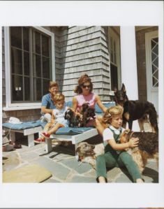Kennedy family at Hyannis, summer 1963.